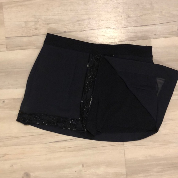 Club Monaco Navy Sequin Skort - Picture 2 of 4